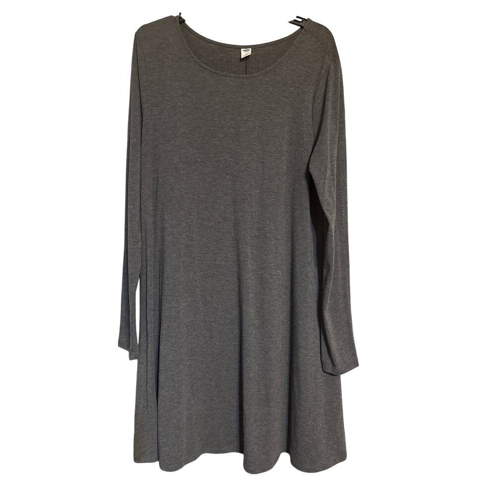 Old Navy Gray Dress Sz L